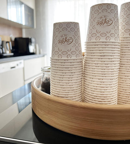 Caramont Espresso-Pappbecher, 113 ml, 1000 Stück, umweltfreundlich, Einweg, hitzebeständig, hochwertiger Karton, ideal für alle Heißgetränke, Kaffee, Tee, Schokolade usw. – 1000 