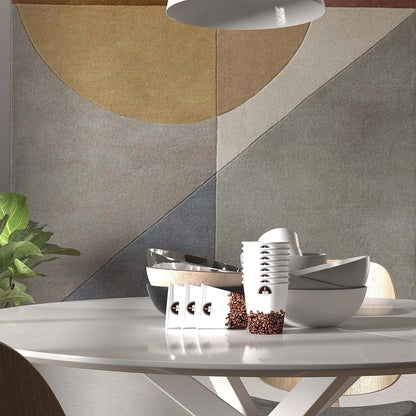 Vasos de papel Caramont de 7 oz con agitadores de madera, ecológicos y desechables, resistentes al calor, para bebidas frías y calientes en cartón de calidad, ideales para café, té, cumpleaños, etc. - 400 